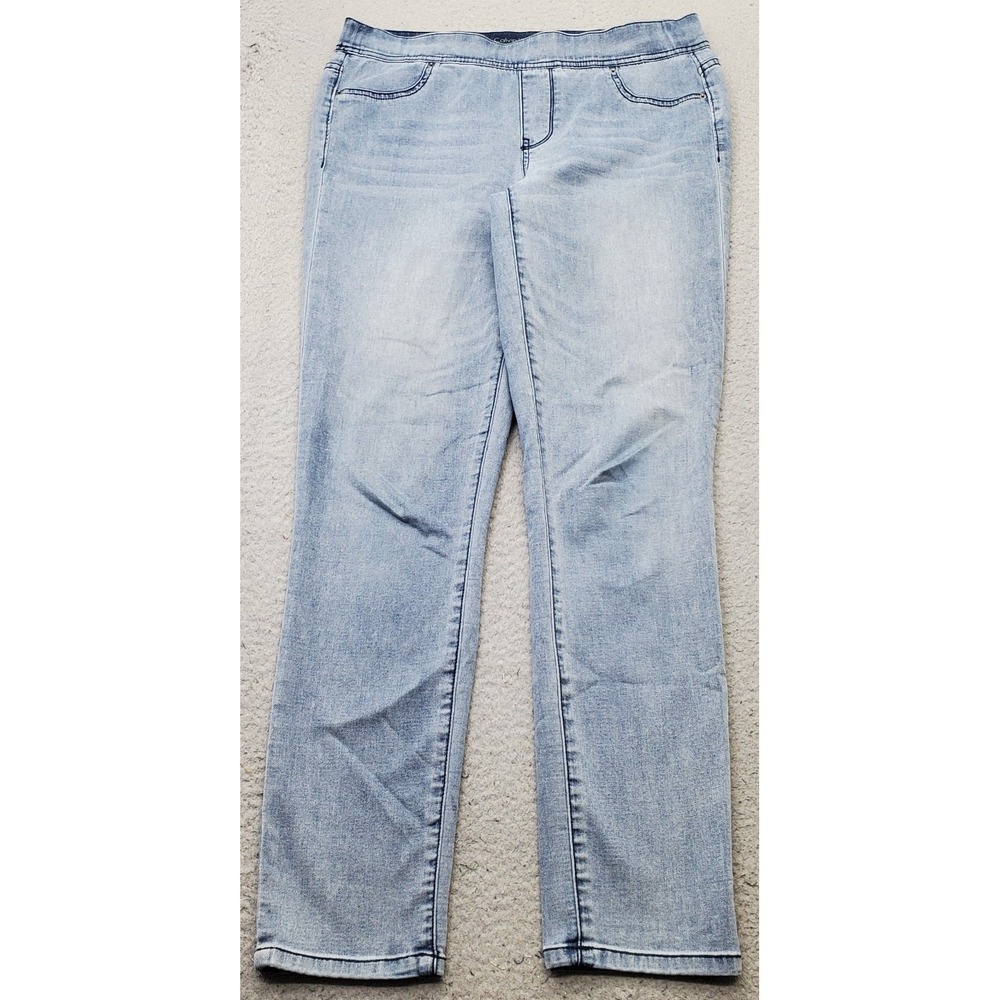 Calvin Klein Legging Jeans Womens 30 Blue Denim Light Wash Stretch Pull-On